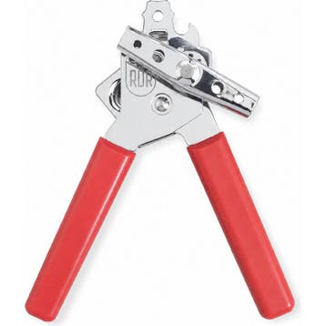 RÖR Solingen Universele blikopener 18 cm rood met comfort.., Ophalen of Verzenden, Nieuw