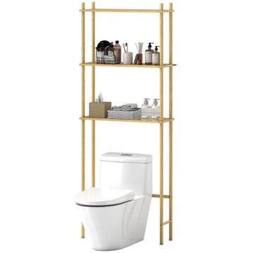 TRUUSK Toilettenrek 3 Niveaus - Badkamerrek Met Kantelbeveil, Verzenden, Nieuw