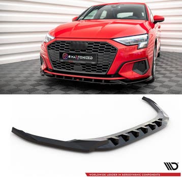 Front splitter V.1 voor Audi A3 8Y Sportback, Ophalen of Verzenden