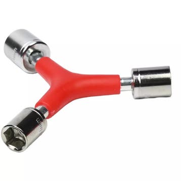 Benson Dopsleutel 3-weg - 8/9/10 mm - Comfortabel handvat..., Ophalen of Verzenden, Nieuw