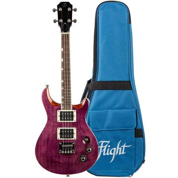 (B-Stock) Flight Rock Series Vanguard Transparent Purple, Muziek en Instrumenten, Verzenden, Nieuw