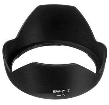 Zonnekap type EW-75 II / Lenshood voor Canon objectief, Nieuw