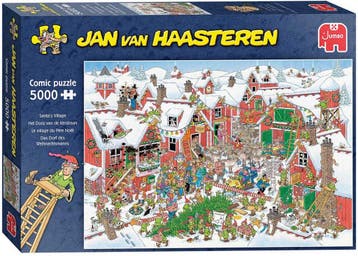 Jan van Haasteren - Het dorp van de Kerstman - 5000 stukjes, Ophalen of Verzenden, Nieuw