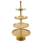 etagère rond goud 4 lagen 120cm, Verzenden, Nieuw