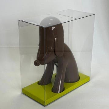 Yoshitomo Nara (1959) - Aomori Dog Piggy Bank Brown