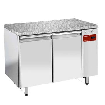 Koeltafel, gevent., 2 deuren EN 600x400 - Top in graniet (zo, Verzenden, Nieuw in verpakking, Koelen en Vriezen