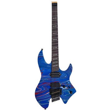 Sire X6H6 Larry Carlton Headless Elektrische Gitaar Blue, Ophalen of Verzenden, Nieuw
