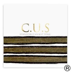 1 x C.U.S® sieraden lint Shimmery black ca. 70x1.2cm, Ophalen of Verzenden, Nieuw, Draad