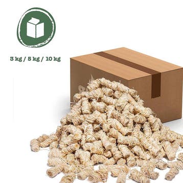 Aanmaakwokkels - Aanmaakkrullen - Aanmaakblokjes - 5kg - Gri, Verzenden, Zo goed als nieuw