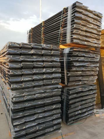 Zwarte planken :  Zweeds Rabat- 25x250mm- 22x200mm- 22x150mm, Doe-het-zelf en Verbouw, Hout en Planken, Minder dan 25 mm, Nieuw