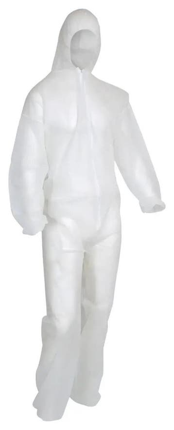 Overall Wegwerp Polypropyleen 2.66.122.06 WIT XL, Verzenden, Nieuw