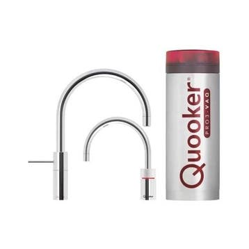 €1125 QUOOKER PRO3 NORDIC ROUND TWINTAP CHROOM - 3NRCHRTT, Ophalen of Verzenden, Nieuw