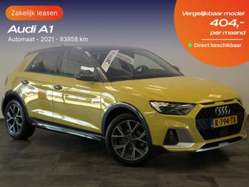 Audi A1 | Zakelijk Leasen vanaf 144,- p/mnd, Nieuw, Financial lease, Lease, A1