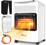 Gaskachel - Gasverwarming - 4200W - incl. Gasdrukregelaar en, Verzenden, Zo goed als nieuw