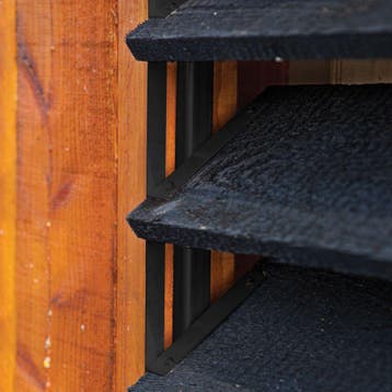 Flex Fence Draaibare Lamellen voor in de tuin Zwart RVS 95, Verzenden, Nieuw