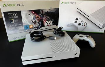 Microsoft - Xbox One - Xbox One S 1TB - Spelcomputer - In, Nieuw