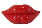 Decoratie DISCO LIP 30cm 3D mozaïek lippen rood - 48037, Ophalen of Verzenden, Nieuw