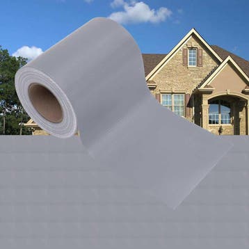 vidaXL Privacystrip 35x0,19 m PVC mat lichtgrijs, Verzenden, Nieuw, Kunststof, Minder dan 1 meter