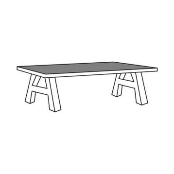 Salontafel TOV13-KM Toornwerd - salontafel, Nieuw, Overige materialen