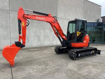 Veiling: Midigraafmachine Kubota KX155-3SZ Diesel 2012, Ophalen, Graafmachine