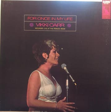 LP gebruikt - Vikki Carr - For Once In My Life, Verzenden, Zo goed als nieuw, Overige formaten
