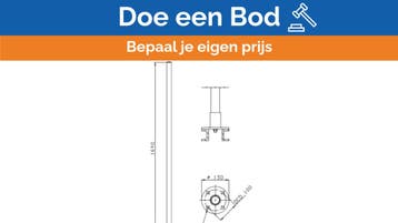 Bieden: Comrod Antenna VHF AV8 1.7 m 2 dBi 118-144 MHz, Ophalen of Verzenden, Nieuw, Kabel of Apparatuur