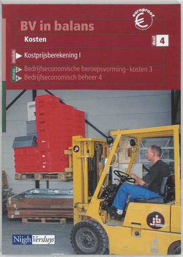 BV in balans Kosten 4 Leerboek - van Heeswijk, Verzenden, Gelezen