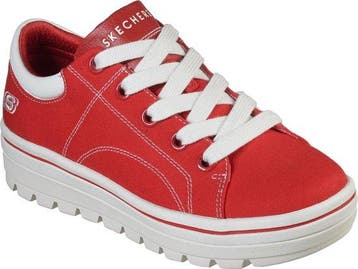 Skechers Street Cleat Bring It Back Dames Sneakers - Red -, Verzenden, Nieuw