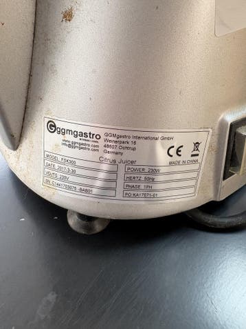 Citruspers GGM Gastro, Ophalen of Verzenden, Nieuw in verpakking