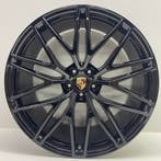 Porsche Macan III ORIGINELE 21 RS Spyder zwart met banden, Ophalen, Gebruikt, 295 mm, Banden en Velgen