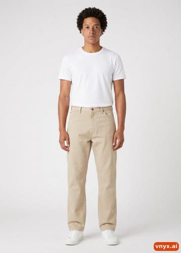 Wrangler Jeans Heren maat W37 Beige Vintage, Ophalen of Verzenden, Nieuw, Wrangler
