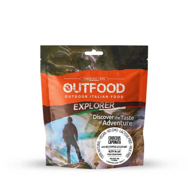 Caponata met Couscous - 629 Kcal – Outfood by Tiberino, Diversen, Levensmiddelen