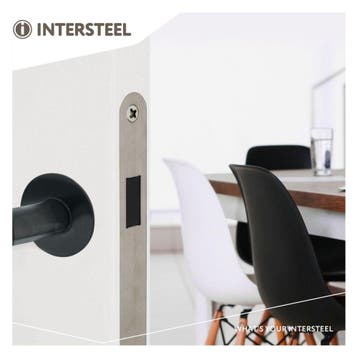 Intersteel magneet cilinder dag- en nachtslot met RVS, Verzenden, Nieuw
