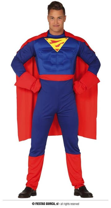 Superman Jumpsuit Volwassenen, Ophalen of Verzenden, Nieuw