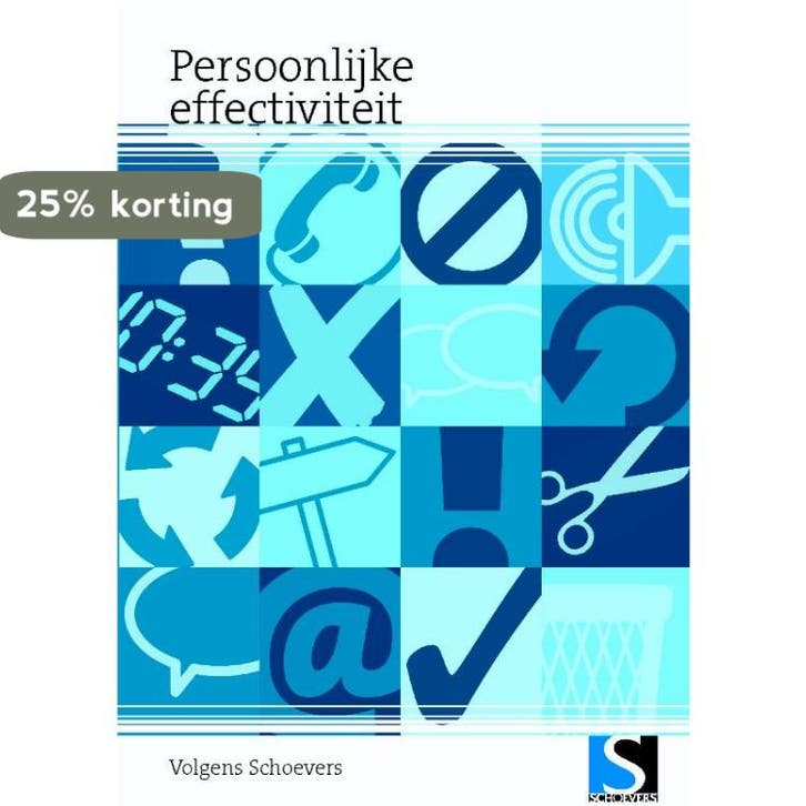 Persoonlijke effectiviteit / Volgens Schoevers 9789065464545, Boeken, Schoolboeken, Zo goed als nieuw, Verzenden