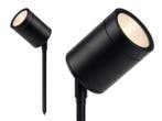 Veiling - 10x Prikspot tuinlamp GU10 fitting zand zwart draa, Nieuw