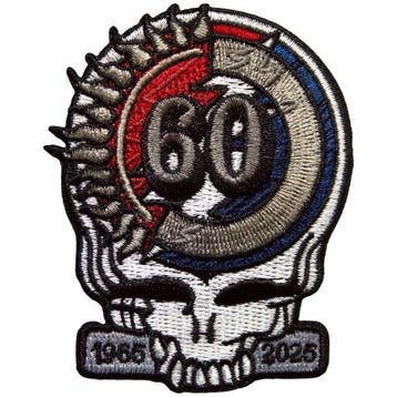 Grateful Dead 60th Anniversary Skull Patch off. merchandise, Ophalen of Verzenden, Nieuw, Kleding
