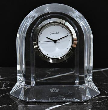 Tafel/bureauklokken - Baccarat - Kristal - 1970-1980,