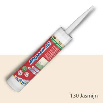 Mapei Mapesil AC - Siliconenkit - 310ml - Jasmijn 130, Doe-het-zelf en Verbouw, Tegels, Ophalen of Verzenden, Nieuw, Keramiek
