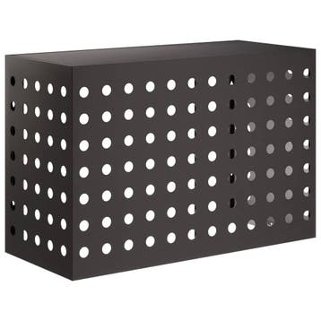 vidaXL Airconditioner hoes Zwart 90 x 40 x 60 cm Staal, Verzenden, Nieuw