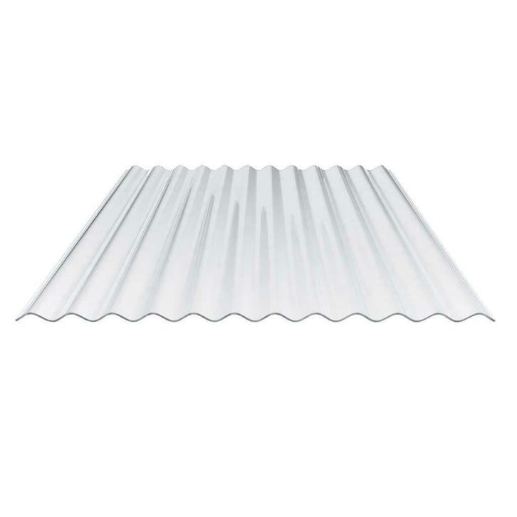 Polycarbonaat golfplaat | 76/18 | 0,9 mm | Glashelder, Doe-het-zelf en Verbouw, Platen en Panelen, Nieuw, Minder dan 20 mm, Overige materialen