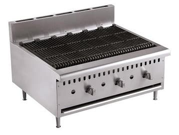 Combisteel Lavasteengrill | Gas | 3 branders | 915x800x590mm, Ophalen of Verzenden, Nieuw in verpakking