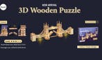 Robotime Tower Bridge Bouwpakket Miniatuurhuis Knutselen, Verzenden, Nieuw