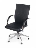 Ahrend 350 bureaustoel, zwart leder, Huis en Inrichting, Ophalen of Verzenden, Nieuw
