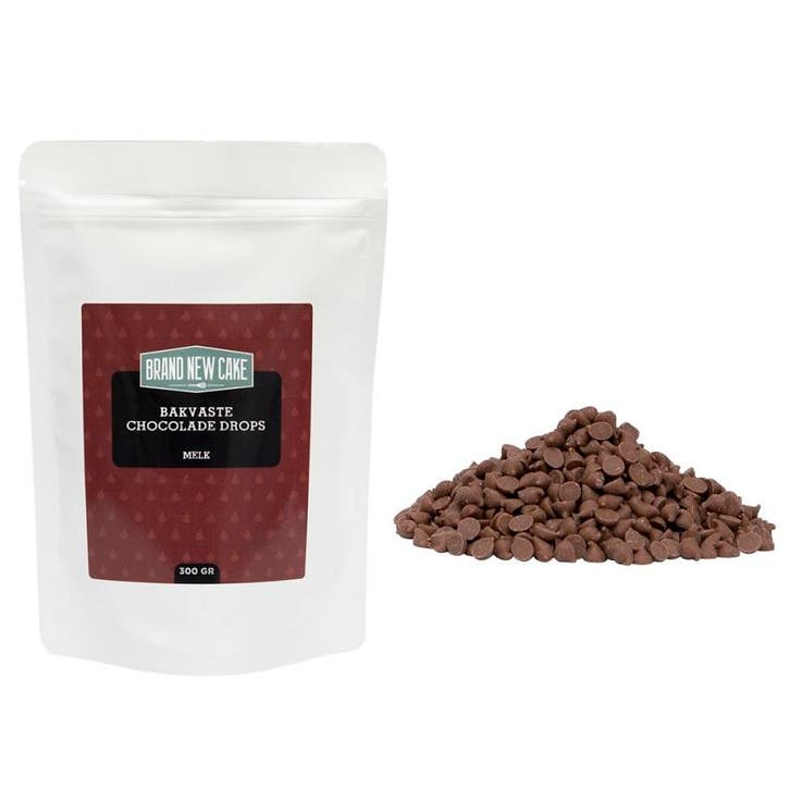 BrandNewCake Bakvaste Chocolade Drops Melk 300g, Hobby en Vrije tijd, Taarten en Cupcakes maken, Nieuw, Verzenden