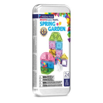 Magna-tiles micromags spring garden travel set, Verzenden, Nieuw