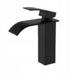 Design Kraan Zwart Messing | Keramiek Kop | OP=OP, Minder dan 50 cm, Nieuw, Ophalen of Verzenden, Minder dan 25 cm