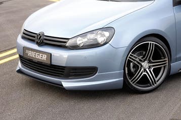 Rieger spoilerlip | geschikt voor VW Golf 6 VI 2008-2012 | z, Verzenden, Nieuw, Volkswagen