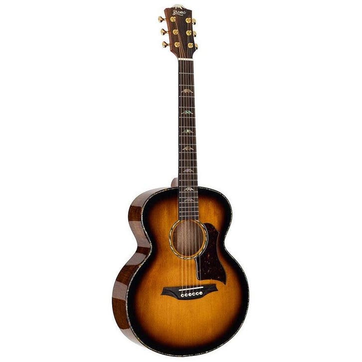 Bromo BAN8E/VS Danali Series mini jumbo akoestische western, Muziek en Instrumenten, Snaarinstrumenten | Gitaren | Akoestisch