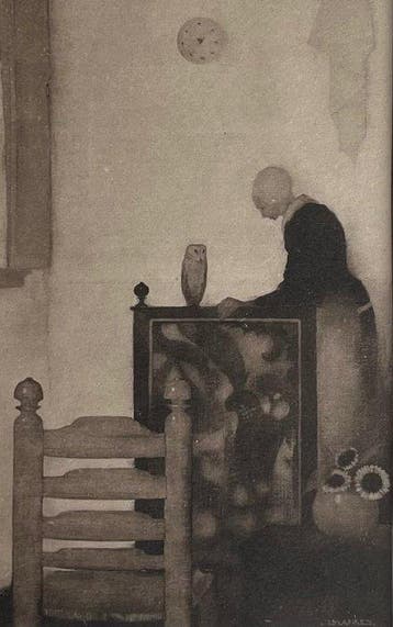 Jan Mankes (1889-1920) - Moeder in de kamer met Uiltje, Antiek en Kunst